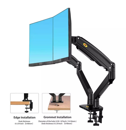 NB F195A Dual Monitor Mount