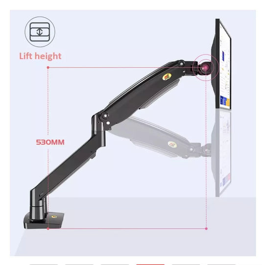 NB F195A Dual Monitor Mount
