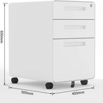 Shappa 3 Drawer Mobile Filing Cabinet - Shappa