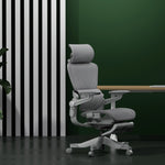 Smile foldable ergonomic chair in small apartment home office workspace setting - space-saving design