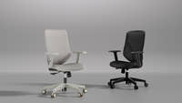 Shappa A19 desk chair available in grey and black colour options