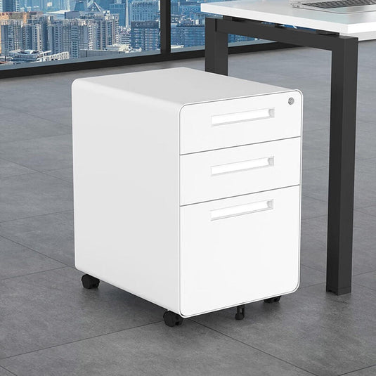 Shappa 3 Drawer Mobile Filing Cabinet - Shappa