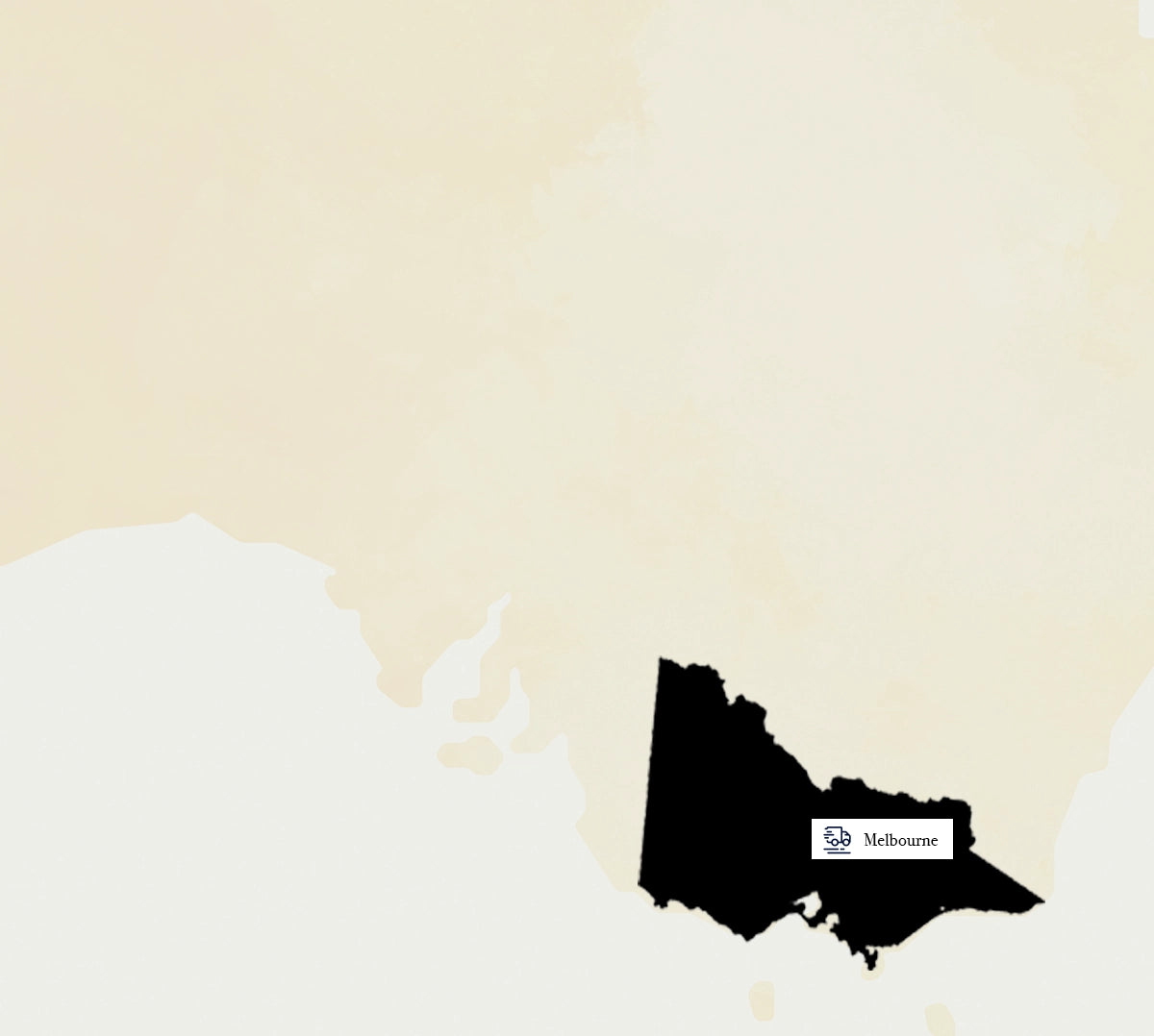 Map of shappa's Melbourne warehouse for fast, reliable delivery across Australia