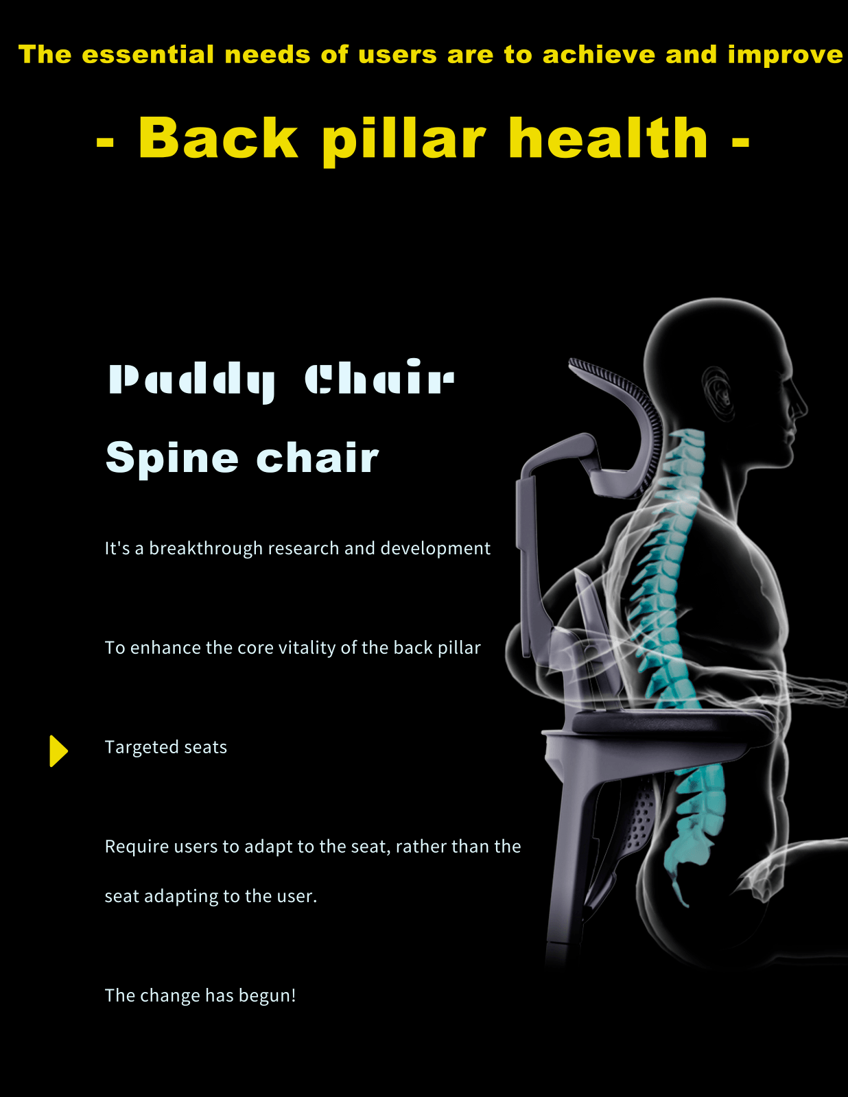 Shappa Paddy Chair（Ergonomic Correction) - Shappa