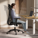 A7 ergonomic office chair in home office workspace setting