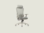 A7 office chair side view showing breathable mesh back and adjustable features