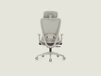 A7 office chair back view showing breathable mesh back and adjustable features