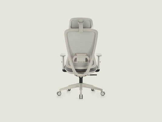 A7 office chair back view showing breathable mesh back and adjustable features