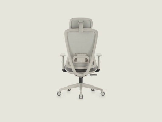 A7 office chair back view showing breathable mesh back and adjustable features