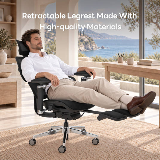 Spencer Air Black with extended footrest