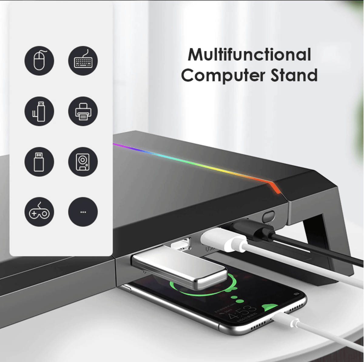 T1 Universal Monitor Stand Riser - Shappa