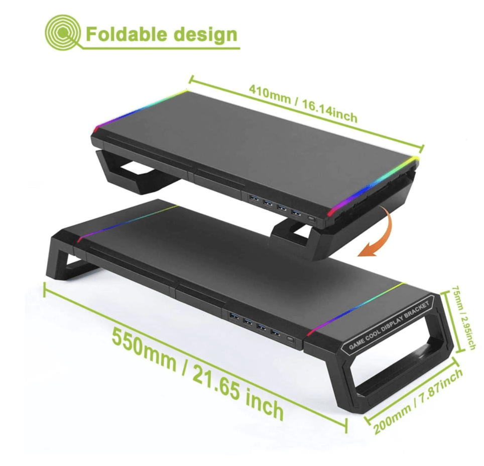 T1 Universal Monitor Stand Riser - Shappa