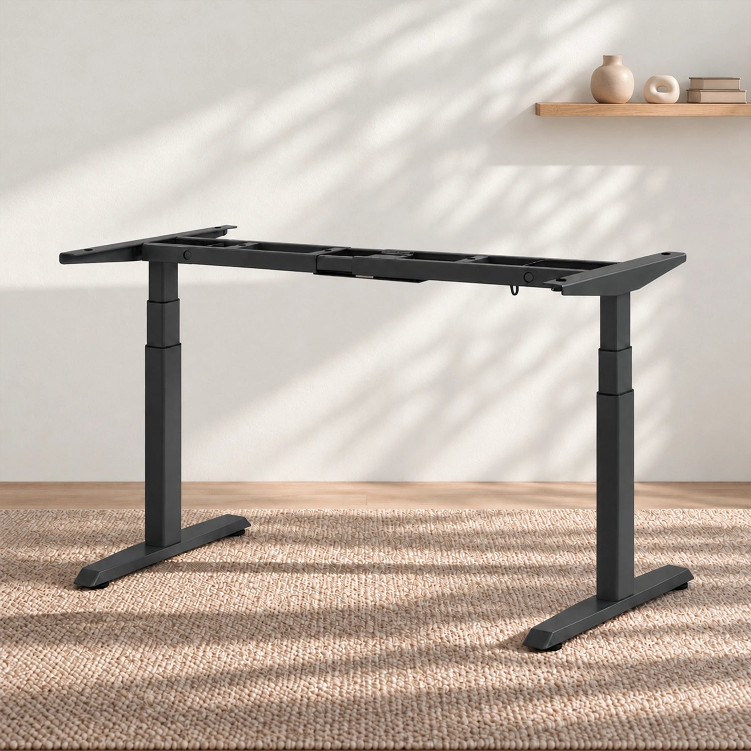 MO2 Desk Frame in a warm home office