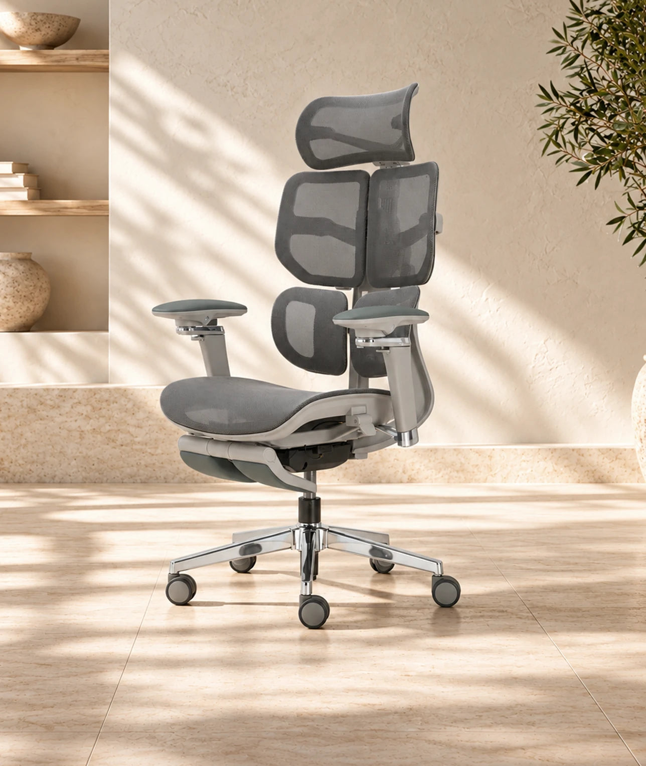 Spencer Air Ergonomic Chair in a warm home office