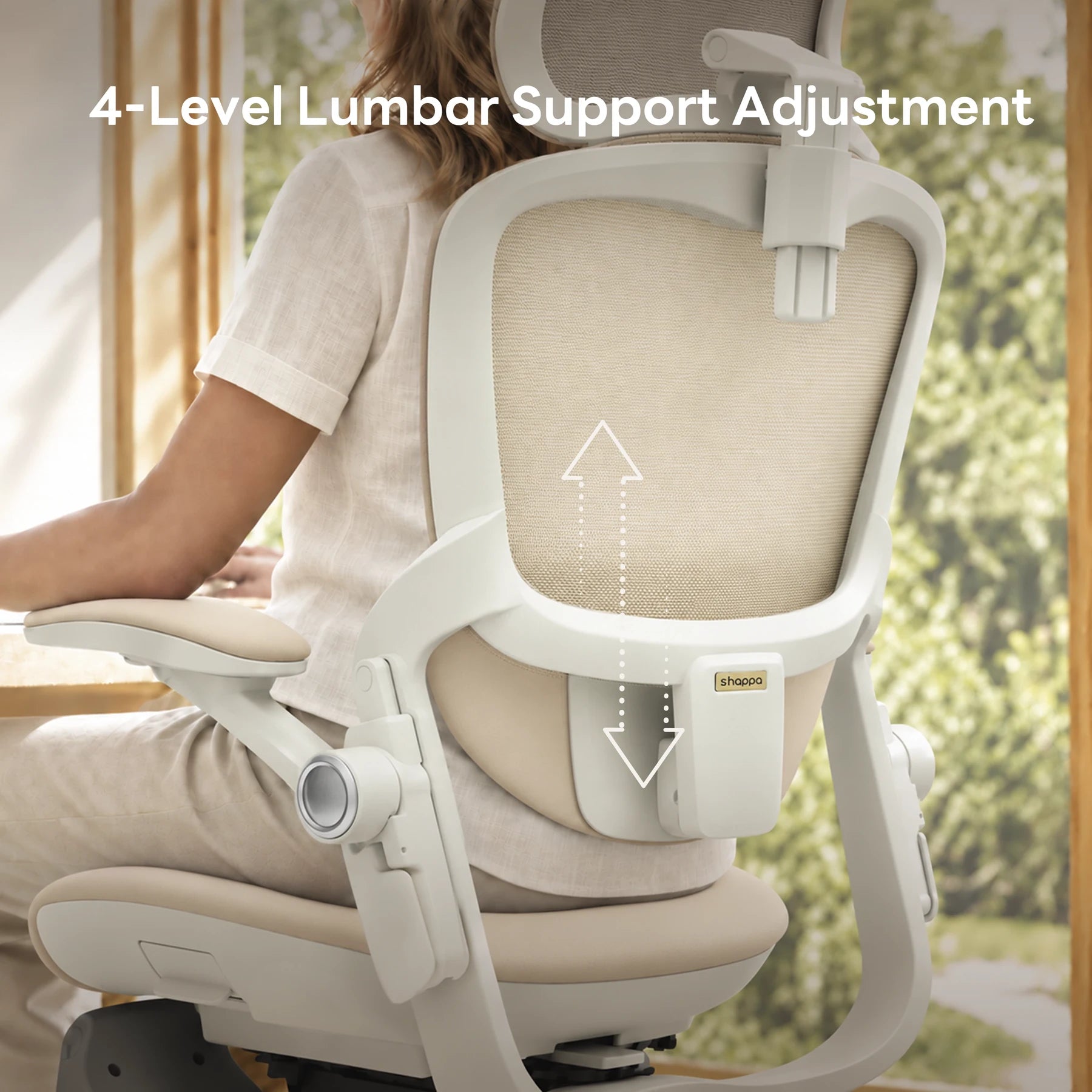 Shappa P1 Lady ergonomic chair lumbar support