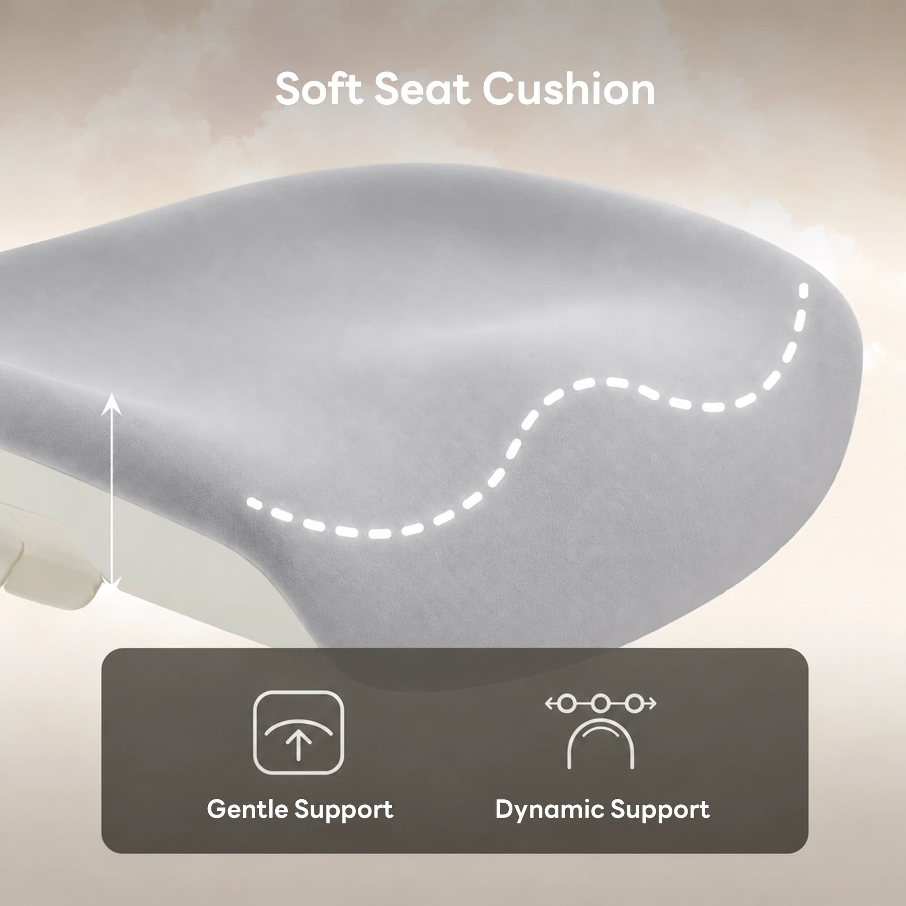 Shappa P1 Lady ergonomic chair seat cushion
