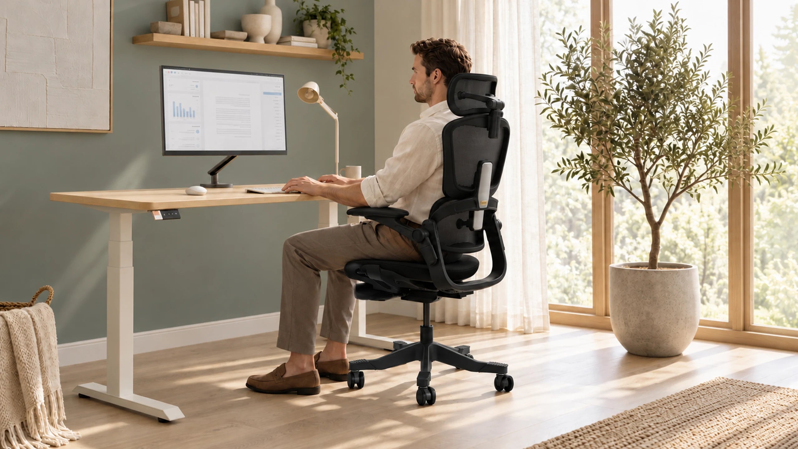 Smile Pro supporting focused work at a desk